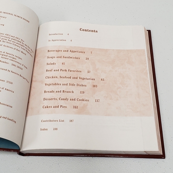 Fort Worth Public Library Cooking with Original Search Engine Cookbook - Picture 3 of 7